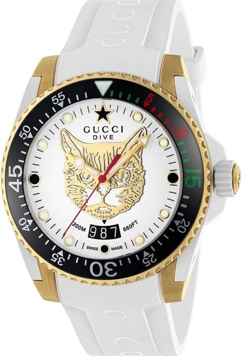 gucci dive cat watch